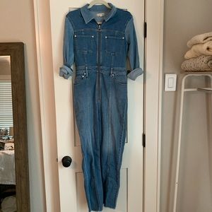 Madewell x ISKO Pieced Denim Jumpsuit